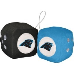 Carolina Panthers Fuzzy Dice