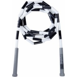 Power Systems 35219 9 ft. Beaded Jump Rope - Black-White