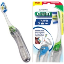 Travel Folding Soft Toothbrush (2 Pack) with Toothpaste