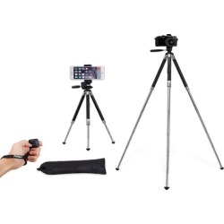 Aluminum Camera Tripod Bluetooth Remote Control Bag