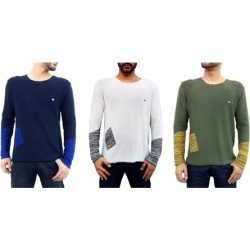 Etzo Mens Premium 2 Tone European Sweater