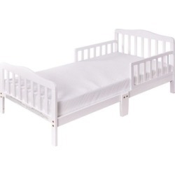 Baby Toddler Bed Kids Children Wood Bedroom Furniture Safety Rails