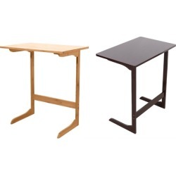 Living Room Furniture L-shaped Bamboo Sofa Side Table Wooden