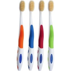 Mouth Watchers NS-704 Antimicrobial Silver Adult Toothbrush