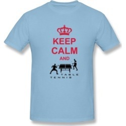 Coste WSB Keep Calm Play Table Tennis ForestGreen Adult Tee