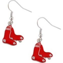 Sports Team MLB Logo Dangle Earring Set Charm Gift Red
