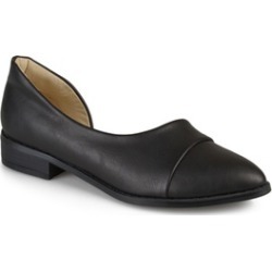 Journee Collection Womens D'Orsay Almond Toe Flats