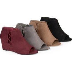 Journee Collection Womens Cut-out Open Toe Wedges