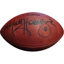 Autographed Matt Hasselbeck Seattle Seahawks Football
