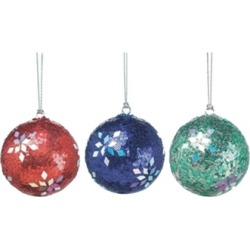 Holiday Dazzle Ornament Trio