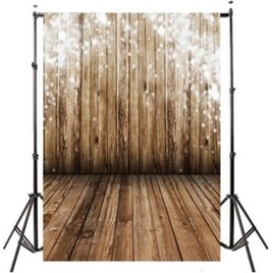 3x5FT Vinyl Wooden Wall Floor Photography Backdrop Photo Studio Props