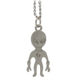 Tone Jewelry Cute Aliens Pendant 16" Short Necklace