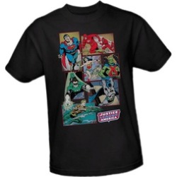 Tekty Justice League Boxes Justice League DC Comics Adult Tee