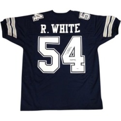 Autographed Randy White Dallas Cowboys Blue Custom Jersey