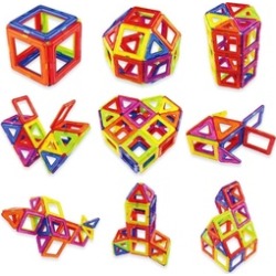 Intelligent magnetic 3D construction magplayer blocks toys set 66 pcs : image Intelligent magnetic 3D construction magplayer blocks toys set 66 pcs