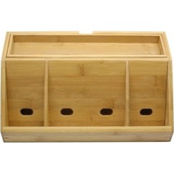 Lipper 812 Bamboo Charging Station