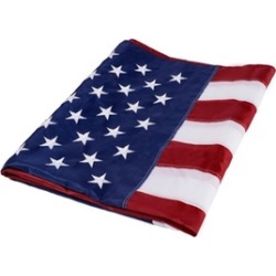5' x 8' American Flag Sewn Stripes Embroidered Stars Brass Grommets