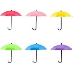 Colorful Umbrella Wall Hook for Home