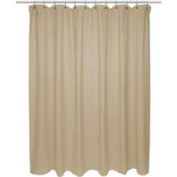 Carnation Home Fashions Chevron Weave 100% Cotton Shower Curtain - 72" X 72"