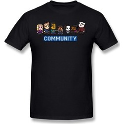 DSGAW T-line Community 8 Bit Black Tee