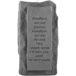 Kay Berry 05220 Goodbyes Are Not. Single-Tall Votive