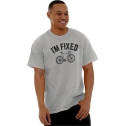 Im Fixed Funny Bicycle Bike Ride Cycling Tee T-Shirt