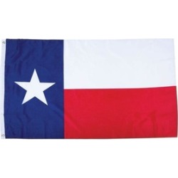 Lone Star Two Metal Grommets Texas State Polyester Flag