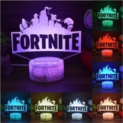3D Fortnite Lamp LED Night Light 7 Colors In One