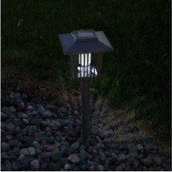Pure Garden Solar Power UV Mosquito and Bug Zapper LED Light