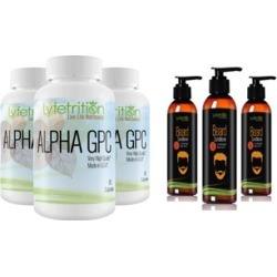 Lyfetrition Alpha GPC Premium Nootropic & /or Beard Conditioner