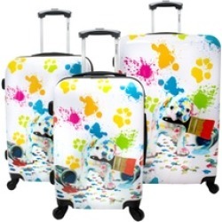 Chariot Paint 3pc Luggage Set