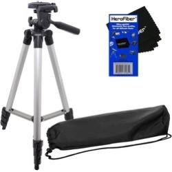 50" Light Weight Aluminum Photo/Video Tripod & Carrying Case NEW
