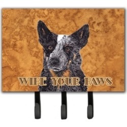 Carolines Treasures SC9141TH68 6 x 9 In. Australian Cattle Dog Wipe your Paws Le