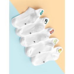 5pairs Baby Animal Embroidery Socks