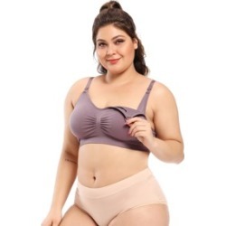 Plus Seamless Nursing Bra