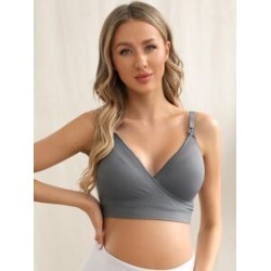 Maternity Solid Nursing Bra