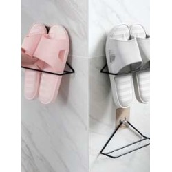 1pc Wall Mounted Shoes Storage Rack
