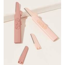 1pc Random Color Eyebrow Trimmer With Replacement Eyebrow Blade
