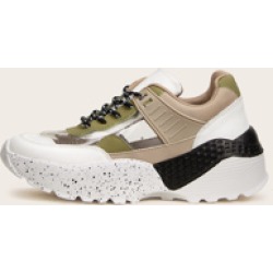 Color-block Chunky Sole Sneakers