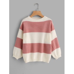 Wide Striped Sweater