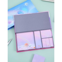1box Planet Print Random Sticky Note