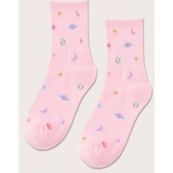 Planet Pattern Socks