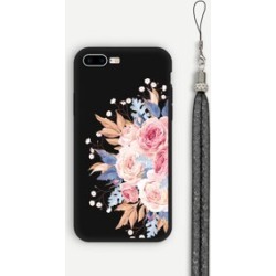 Floral iPhone Case With Lanyard