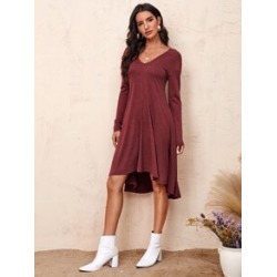 Drop Shoulder A Line Dress