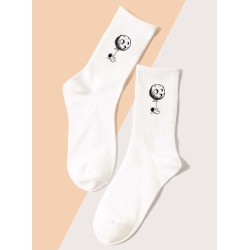 Planet Print Socks