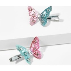 Girls Butterfly Shaped Hair Clips 2pcs