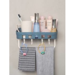 1pc Wall Mount Storage Rack
