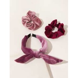 3pcs Velvet Hair Accessories