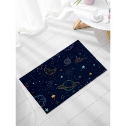 Kids Planet Print Floor Carpet