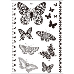 Butterfly Pattern Tattoo Sticker